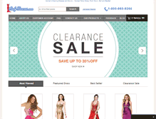 Tablet Screenshot of onlygowns.com